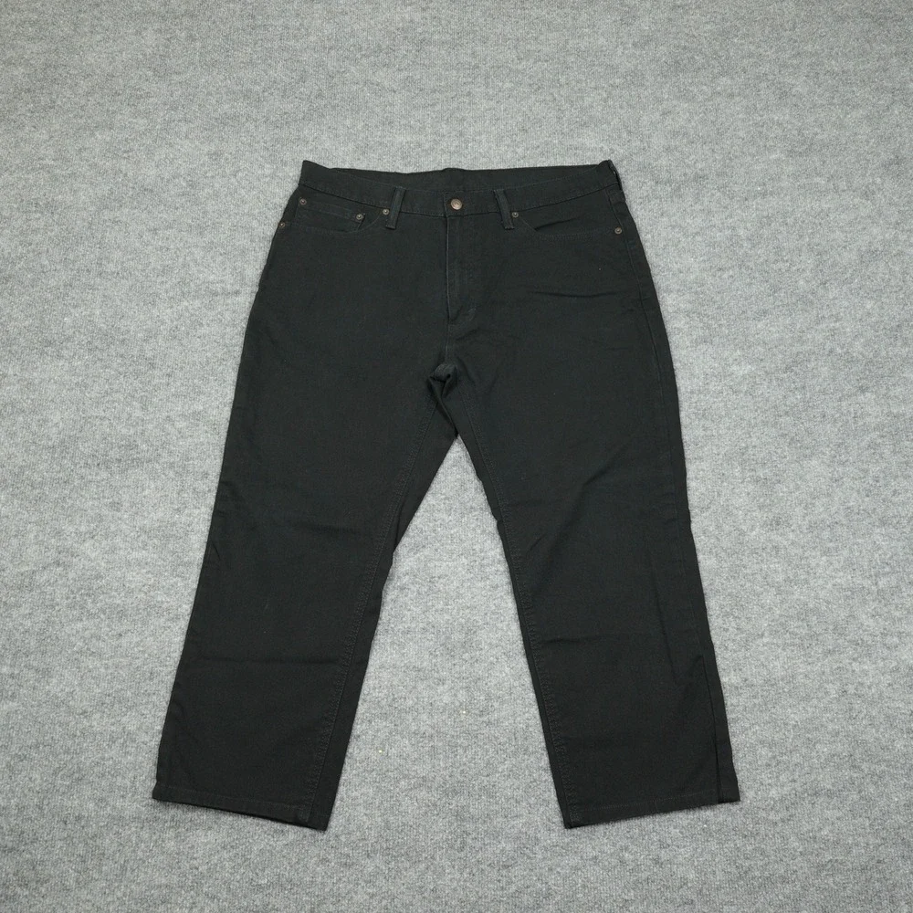 Levi's 541 Jeans Mens 36x25 Black Athletic Taper Stretch Denim Zip Fly 5-Pocket